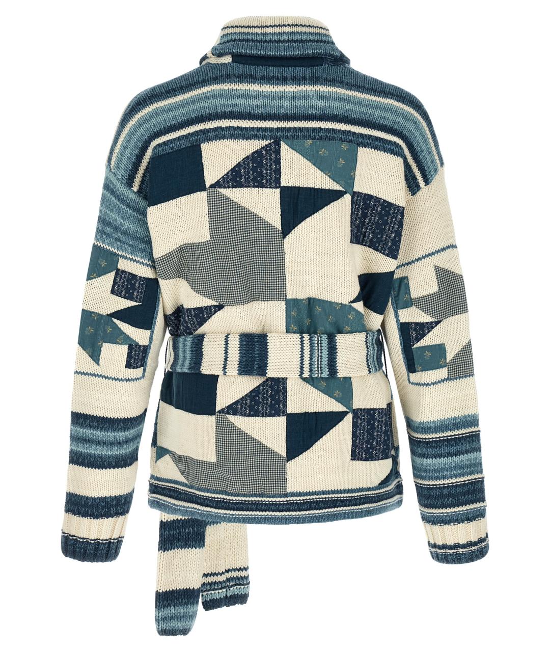 POLO RALPH LAUREN Синий хлопковый кардиган, фото 2