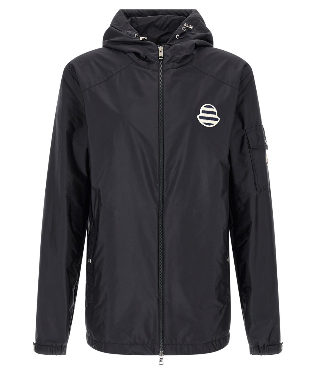 MONCLER Синяя полиамидовая куртка, фото 1