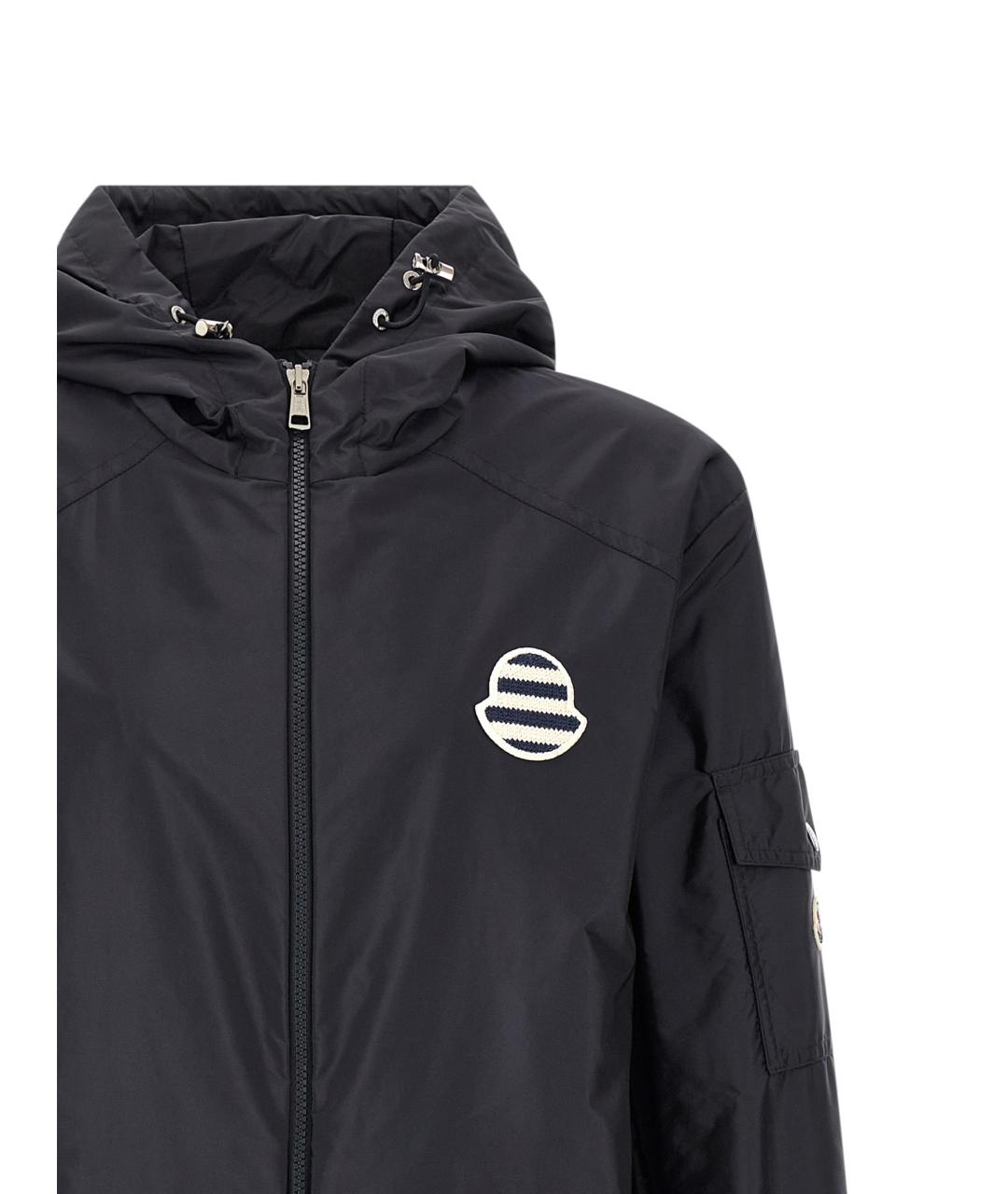 MONCLER Синяя полиамидовая куртка, фото 3