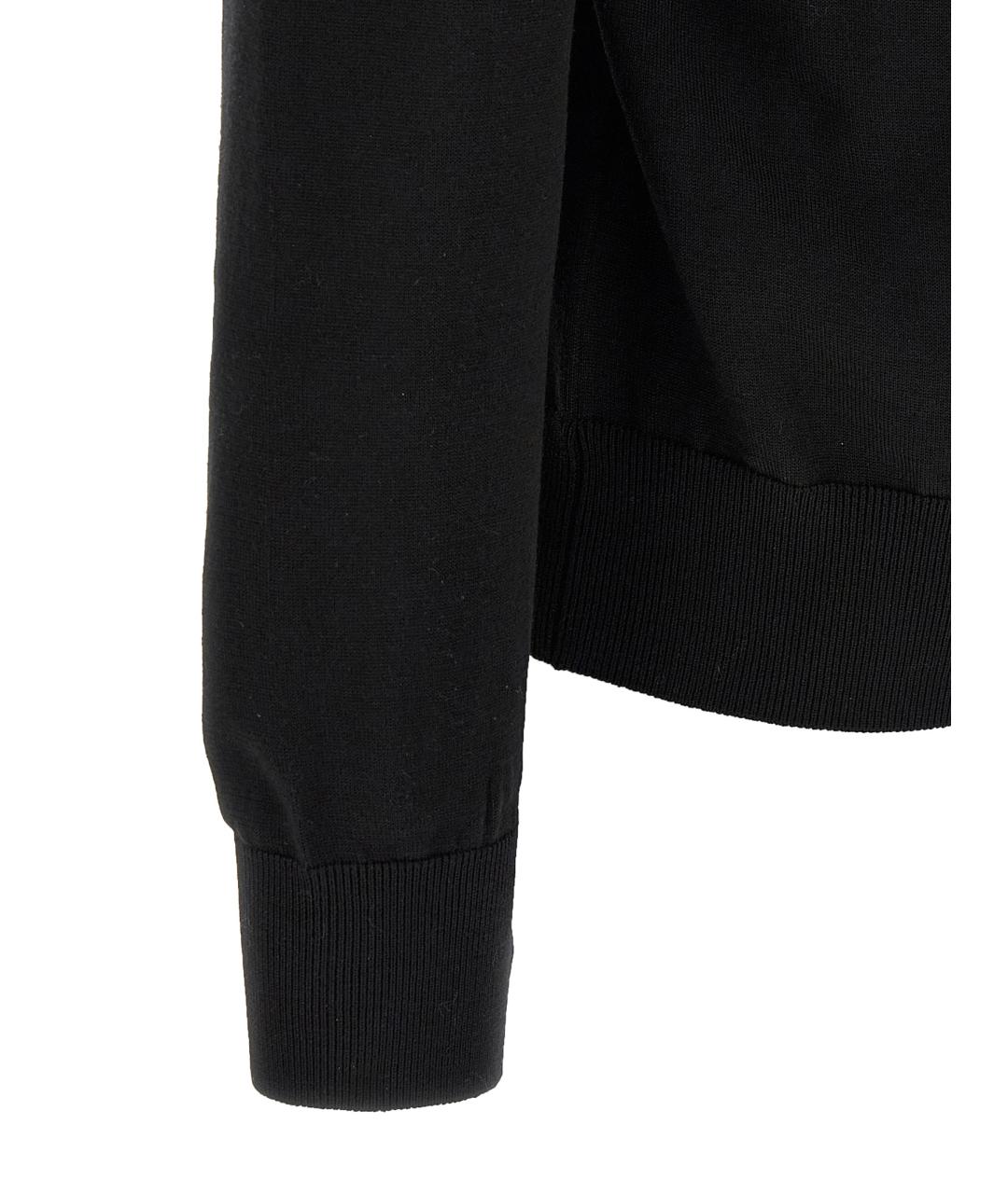 DOLCE&GABBANA Черный шерстяной джемпер / свитер, фото 4