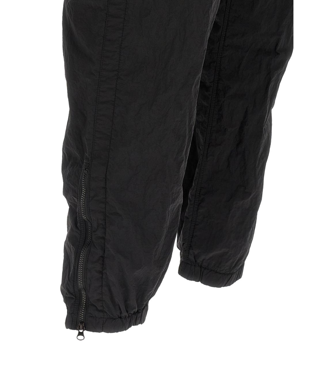 STONE ISLAND Черные полиамидовые повседневные брюки, фото 6