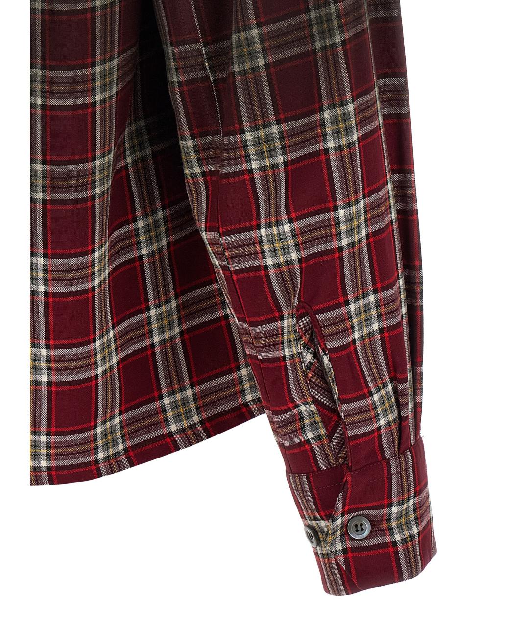 MAISON MARGIELA Красная кэжуал рубашка, фото 4