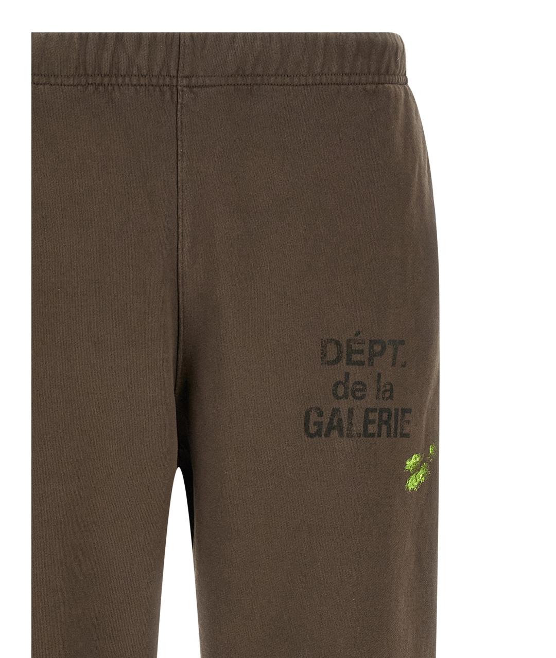 Gallery Dept Коричневые хлопковые повседневные брюки, фото 3