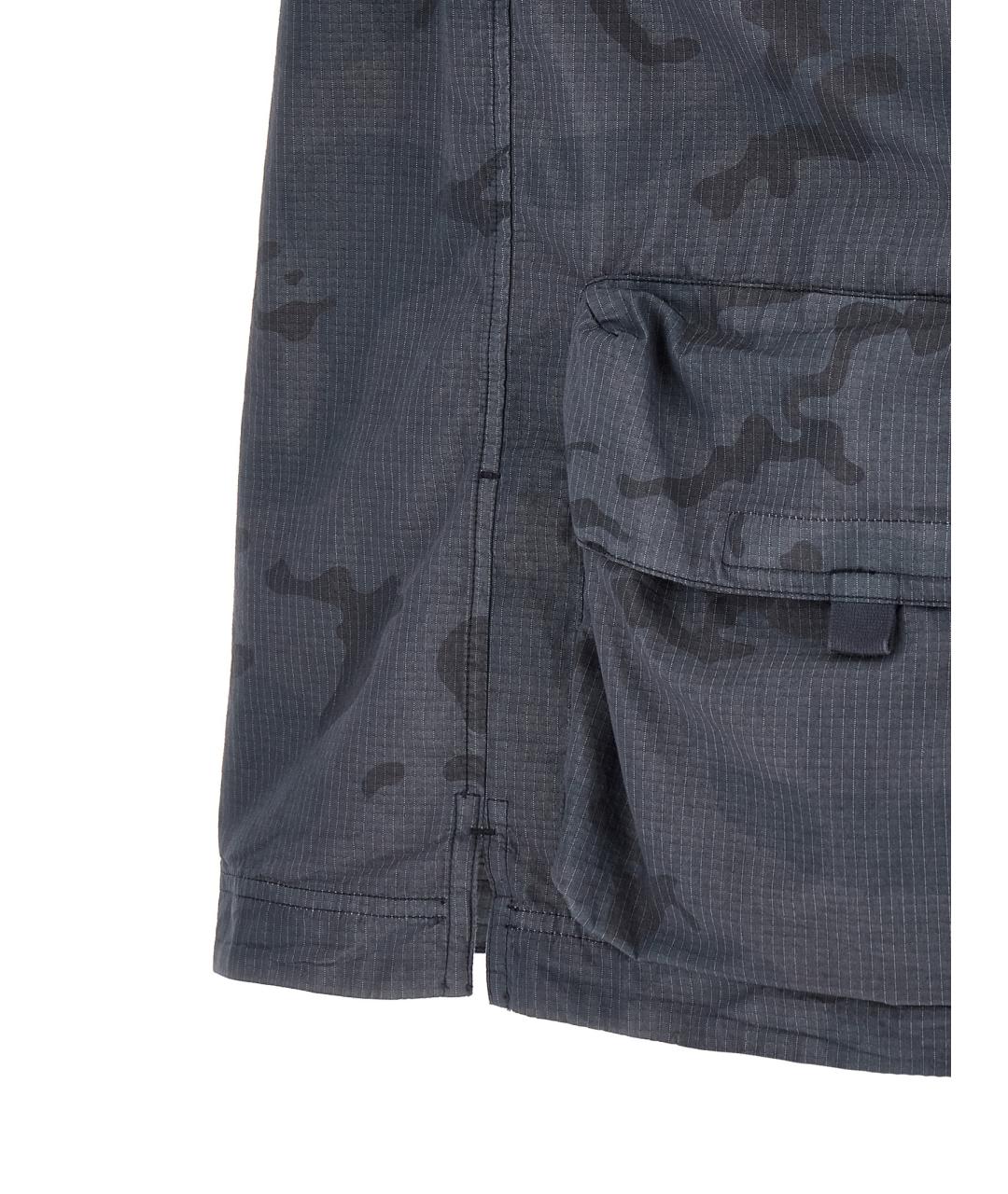 STONE ISLAND Синяя хлопковая кэжуал рубашка, фото 4