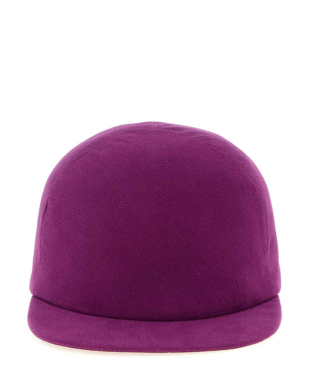 BALENCIAGA Фиолетовая хлопковая кепка, фото 1