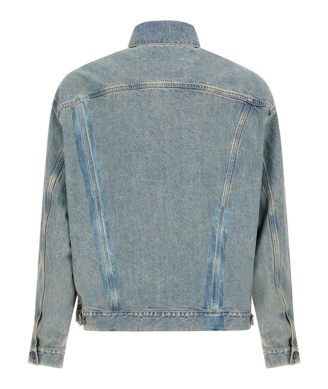 MAISON MARGIELA Синяя хлопковая куртка, фото 2