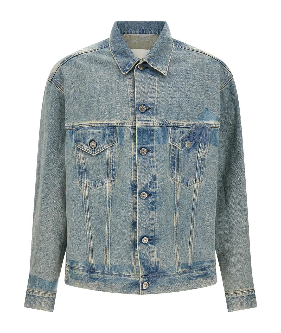 MAISON MARGIELA Синяя хлопковая куртка, фото 1