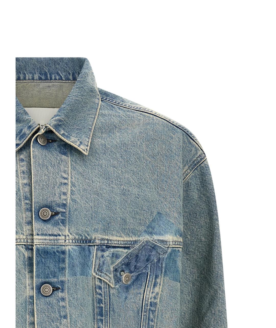 MAISON MARGIELA Синяя хлопковая куртка, фото 3