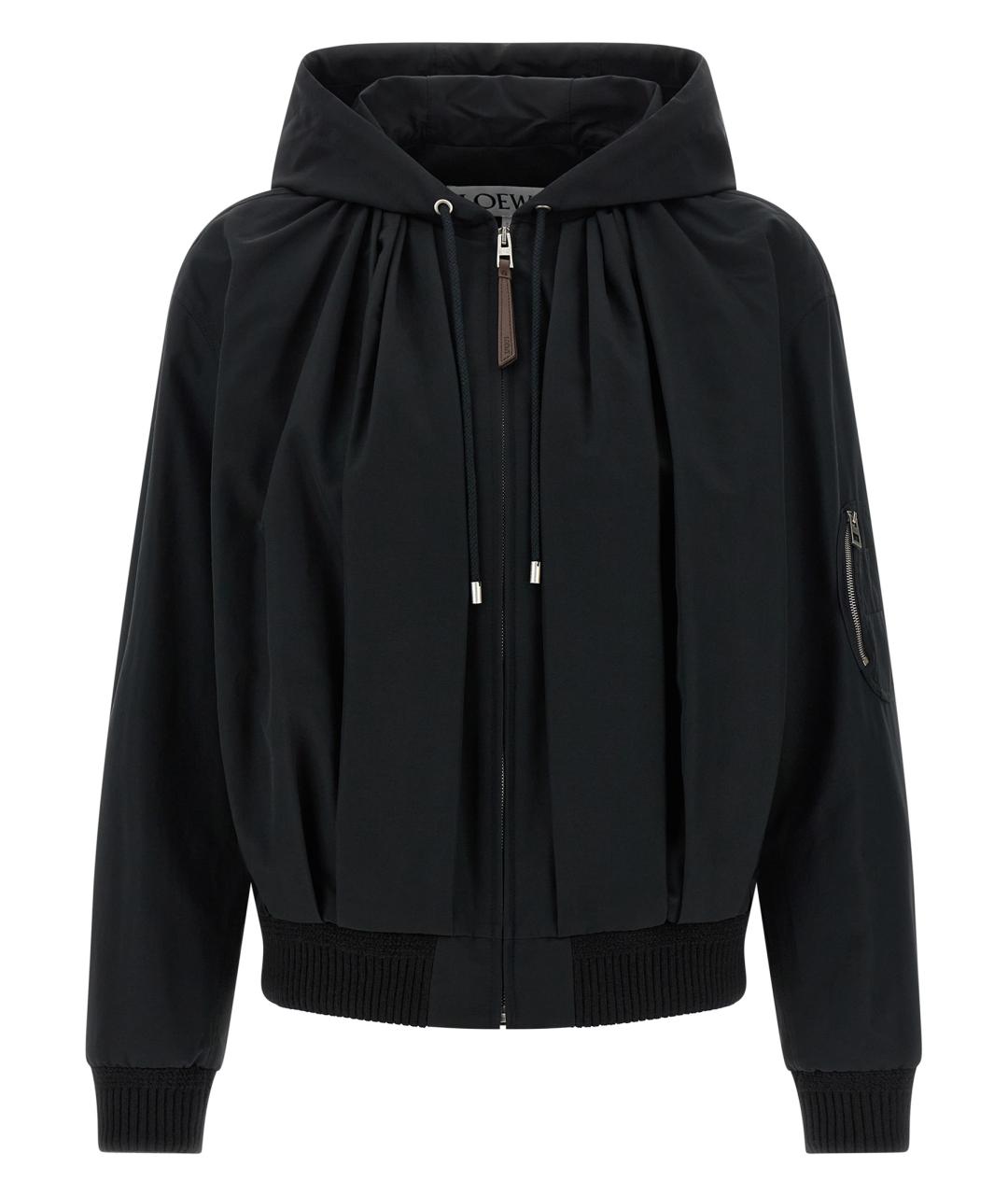 LOEWE Черная хлопковая куртка, фото 1