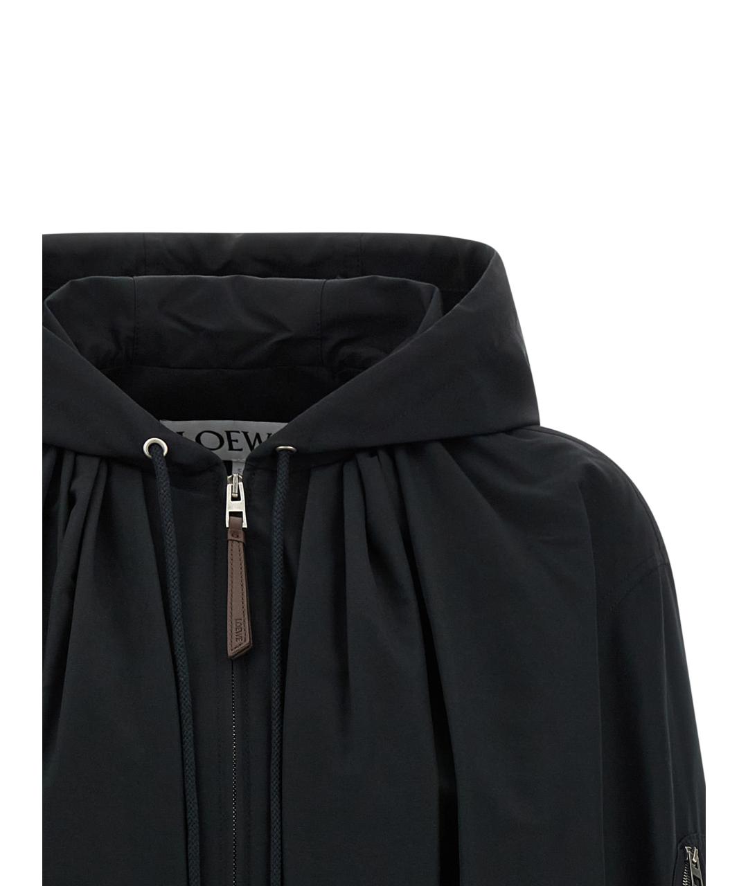 LOEWE Черная хлопковая куртка, фото 3