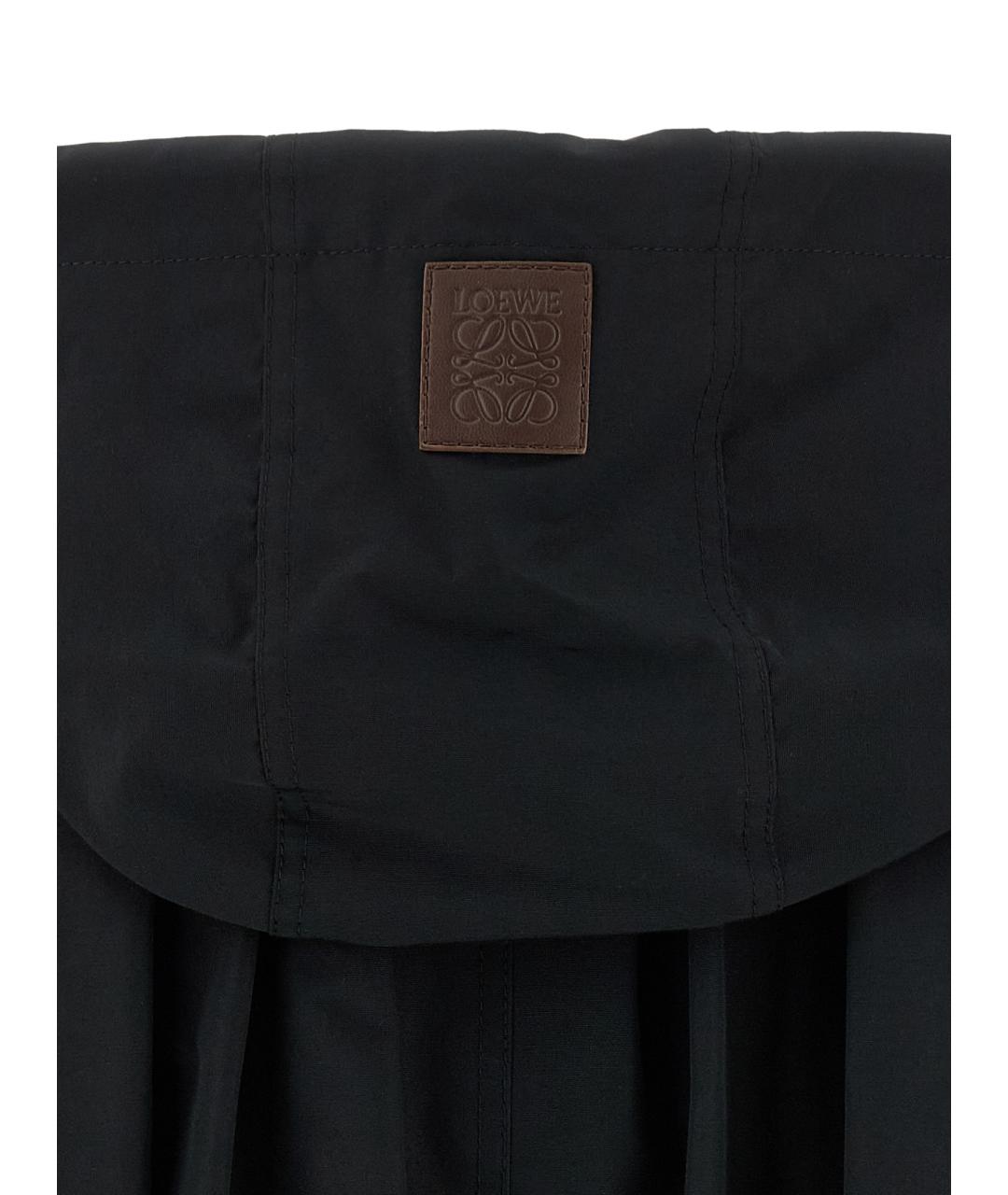 LOEWE Черная хлопковая куртка, фото 5