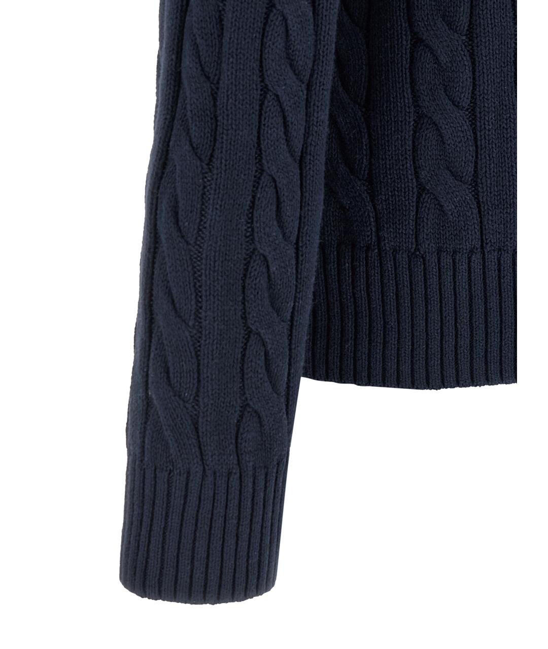 POLO RALPH LAUREN Синий хлопковый джемпер / свитер, фото 4