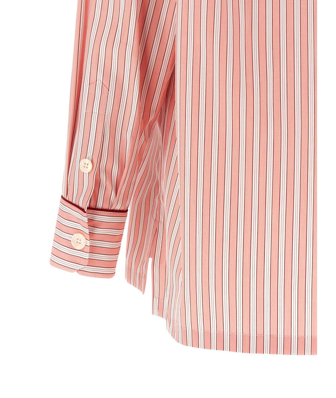 DOLCE&GABBANA Розовая хлопковая рубашка, фото 4