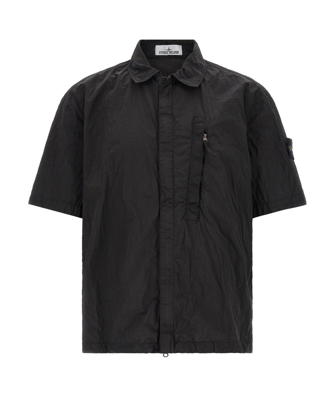 STONE ISLAND Черная кэжуал рубашка, фото 1