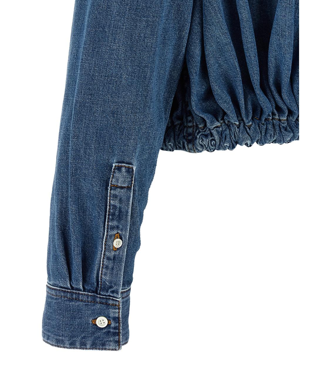 LOEWE Синяя хлопковая рубашка, фото 4