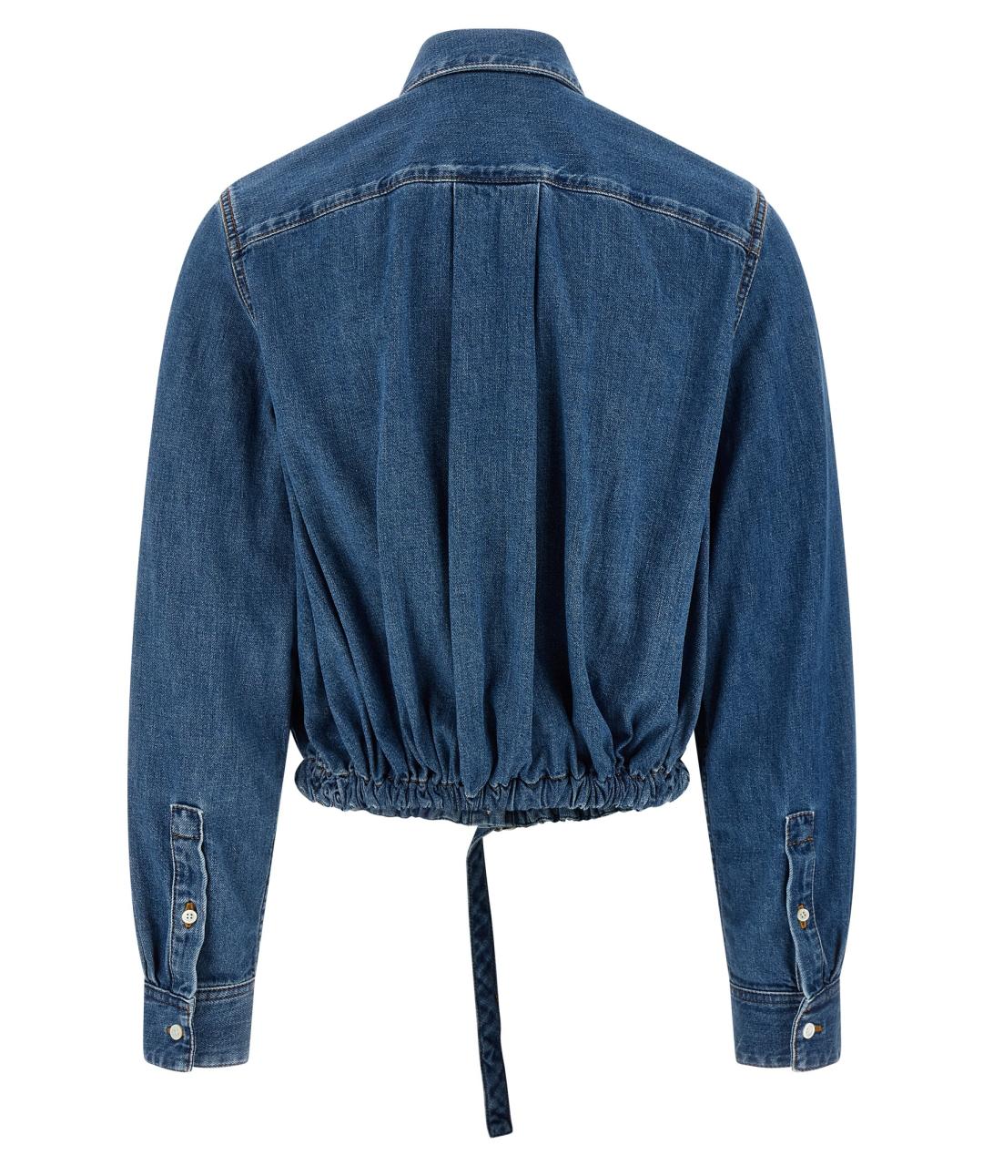 LOEWE Синяя хлопковая рубашка, фото 2