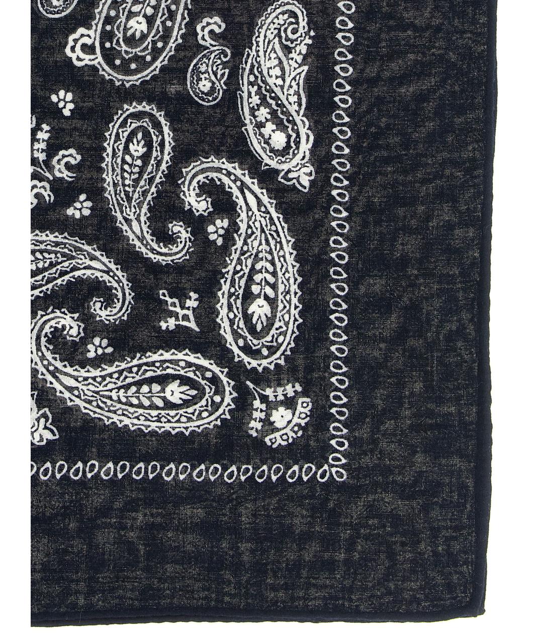 POLO RALPH LAUREN Синий хлопковый шарф, фото 2