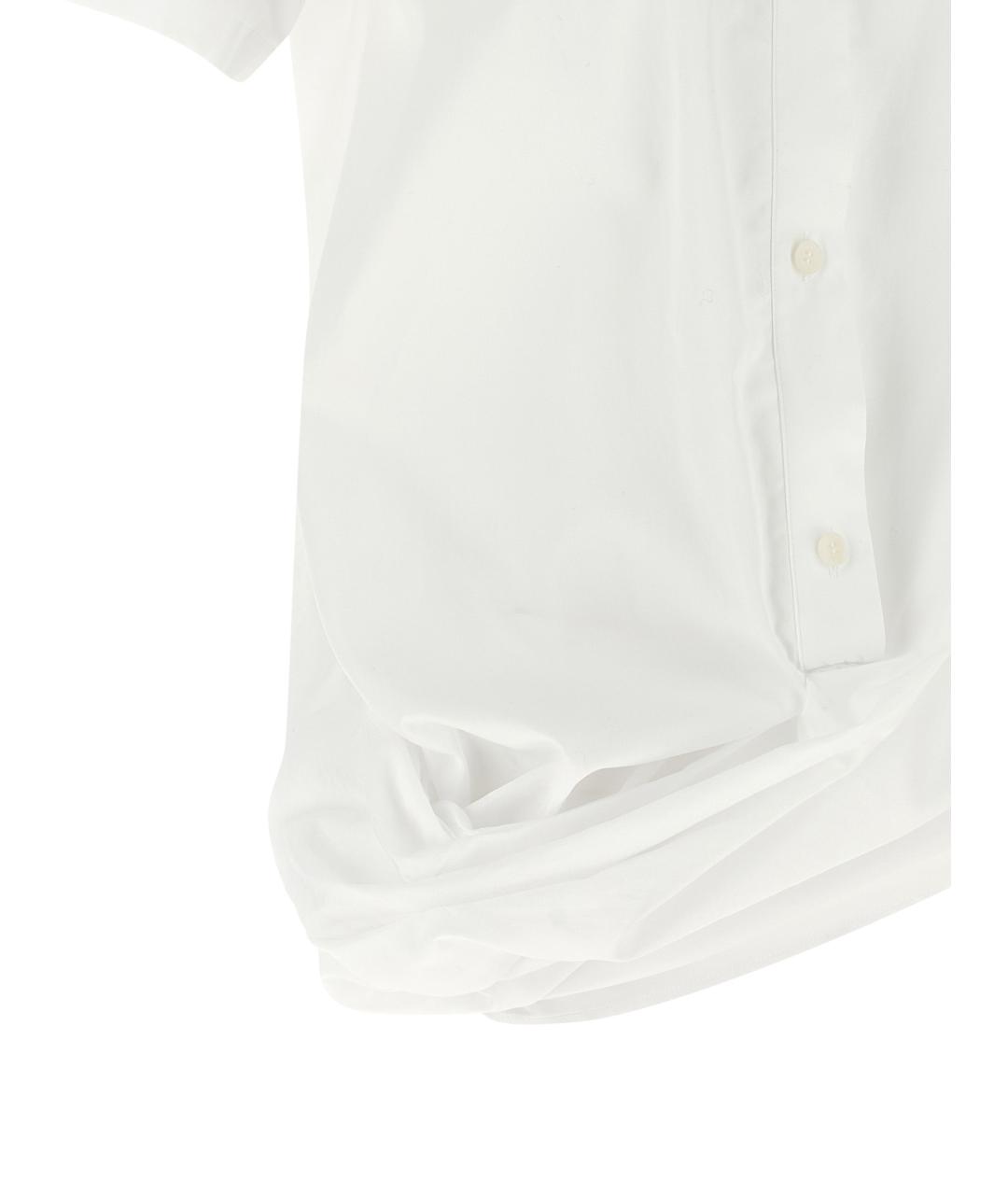 LOEWE Белая хлопковая блузы, фото 4