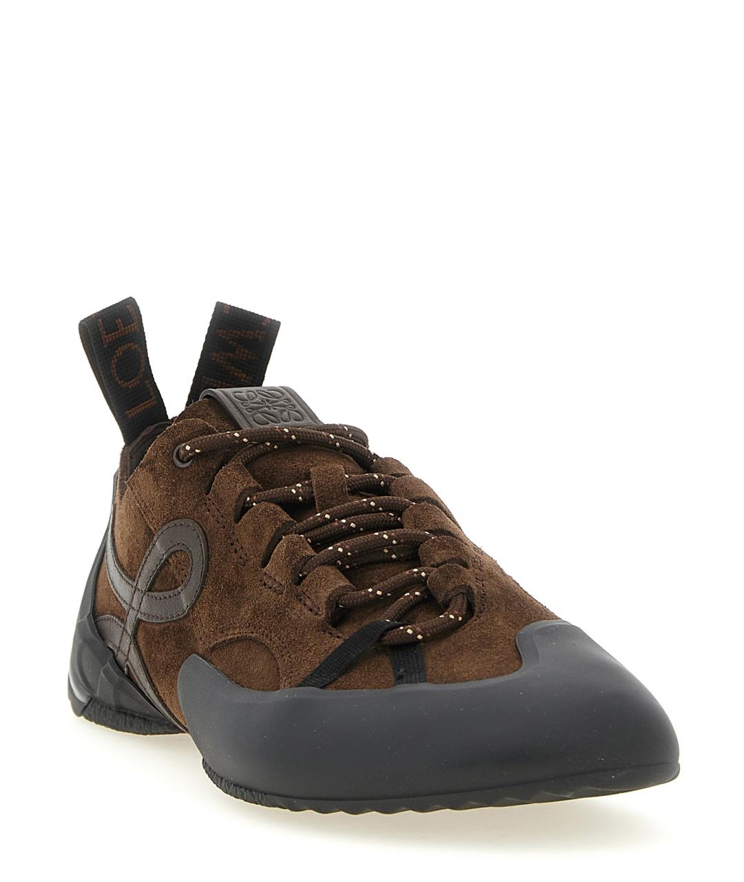 LOEWE Мульти замшевые кроссовки, фото 2