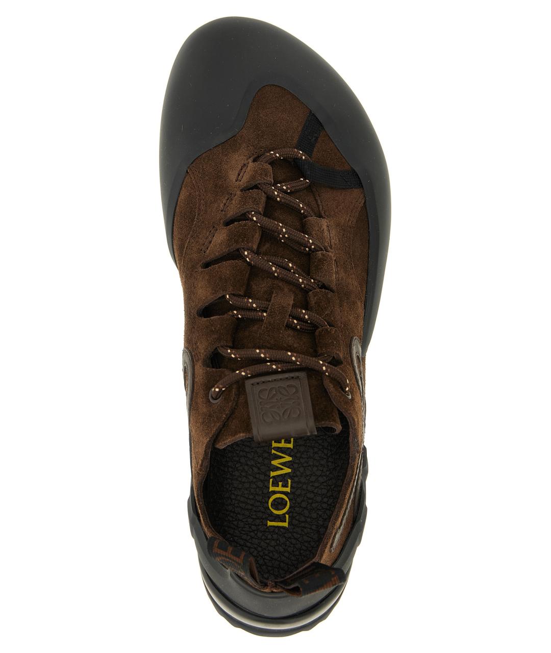 LOEWE Мульти замшевые кроссовки, фото 4