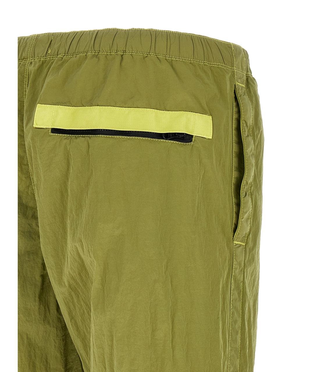 STONE ISLAND Зеленые повседневные брюки, фото 4