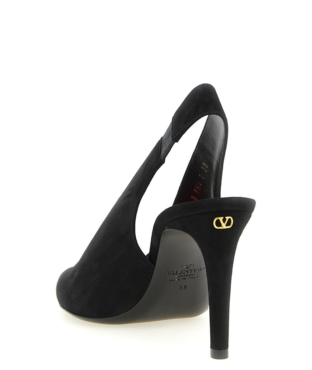 VALENTINO Черные замшевые туфли, фото 3