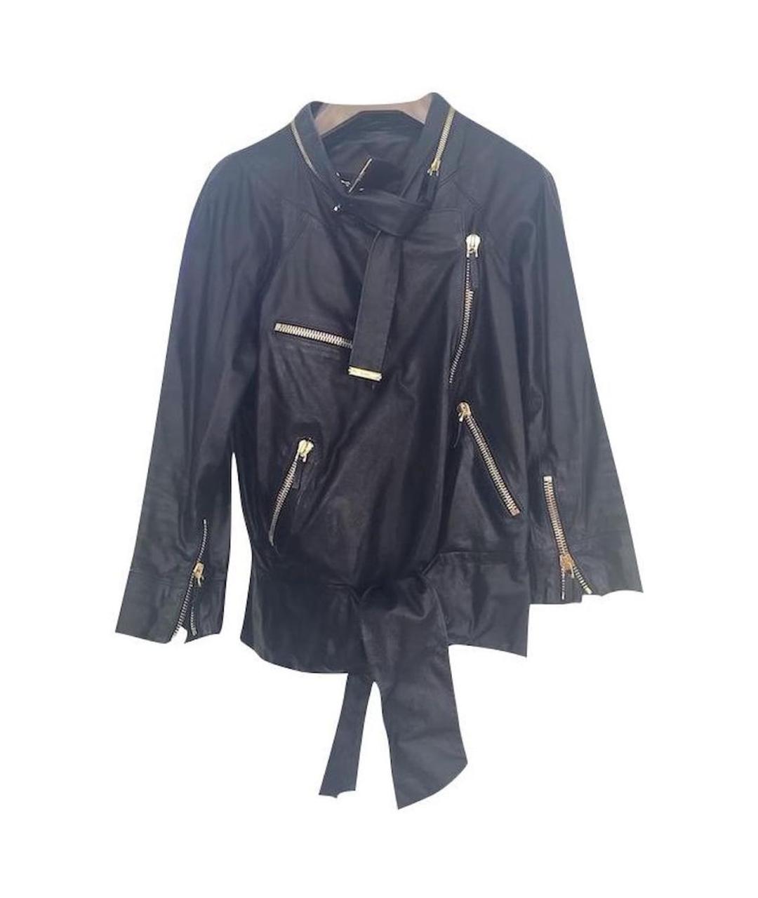 GUCCI Черная кожаная куртка, фото 7