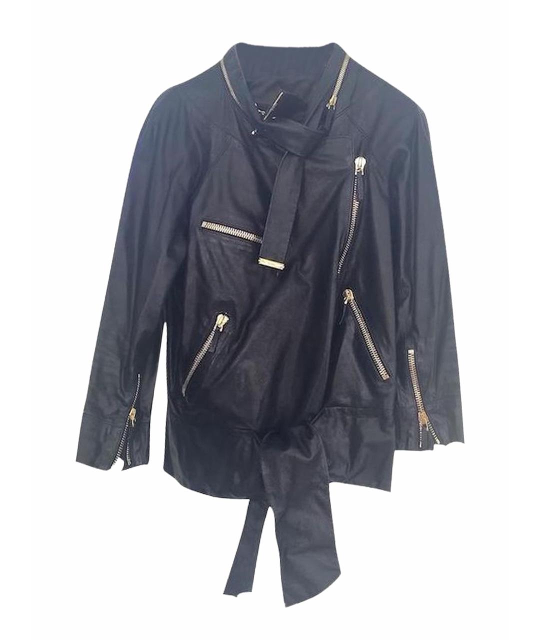 GUCCI Черная кожаная куртка, фото 1