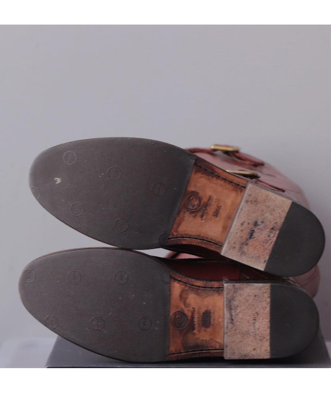 CHANEL Коричневые кожаные сапоги, фото 7