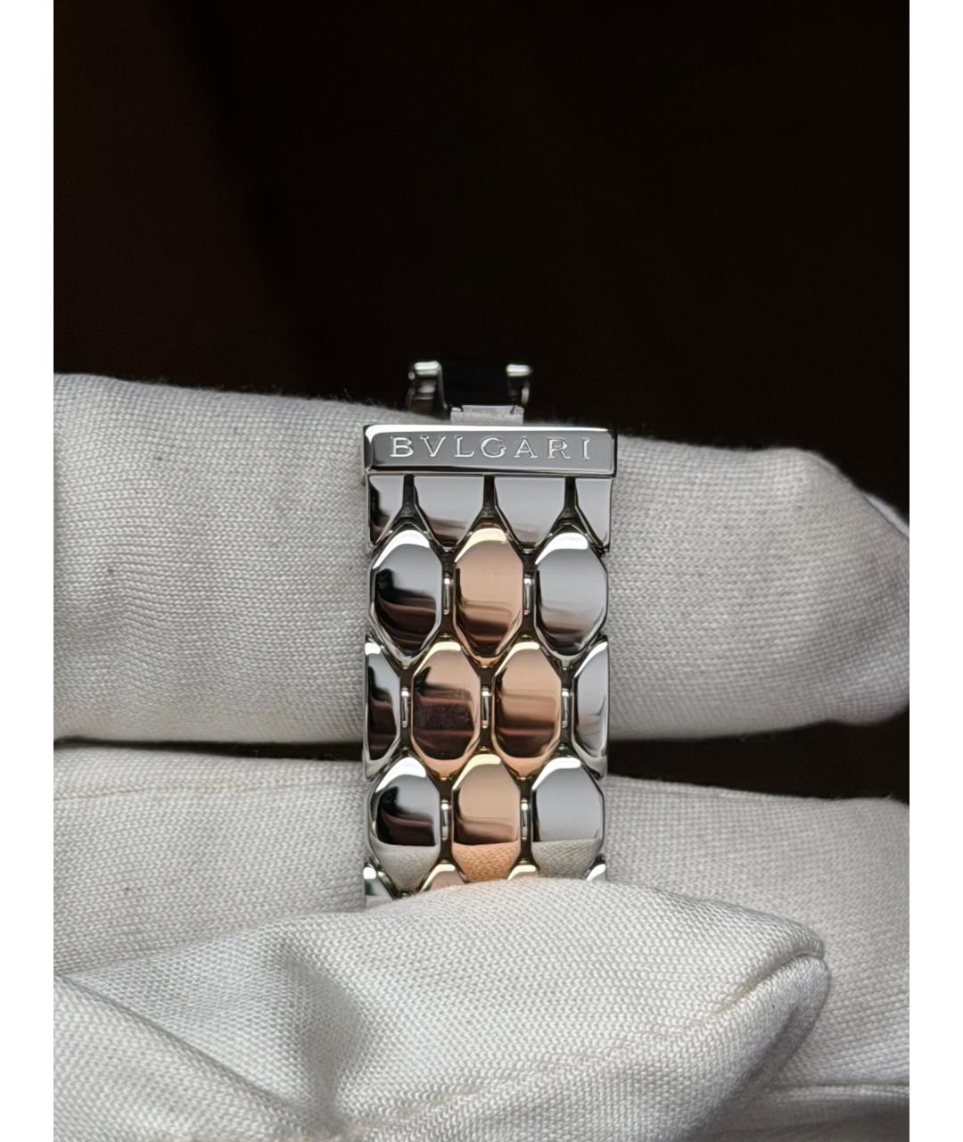 BVLGARI Зеленые часы из розового золота, фото 9