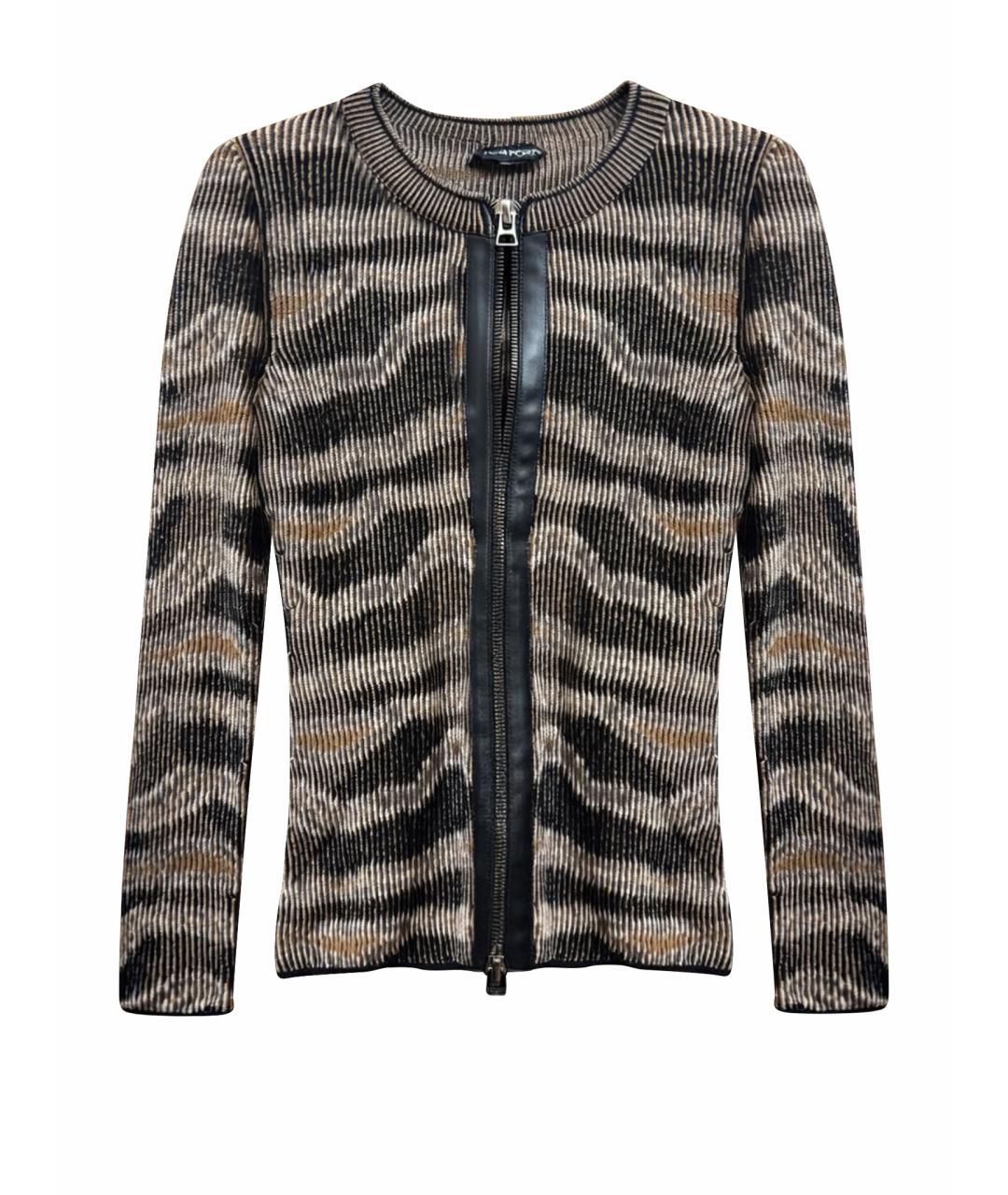 TOM FORD Коричневый вискозный кардиган, фото 1