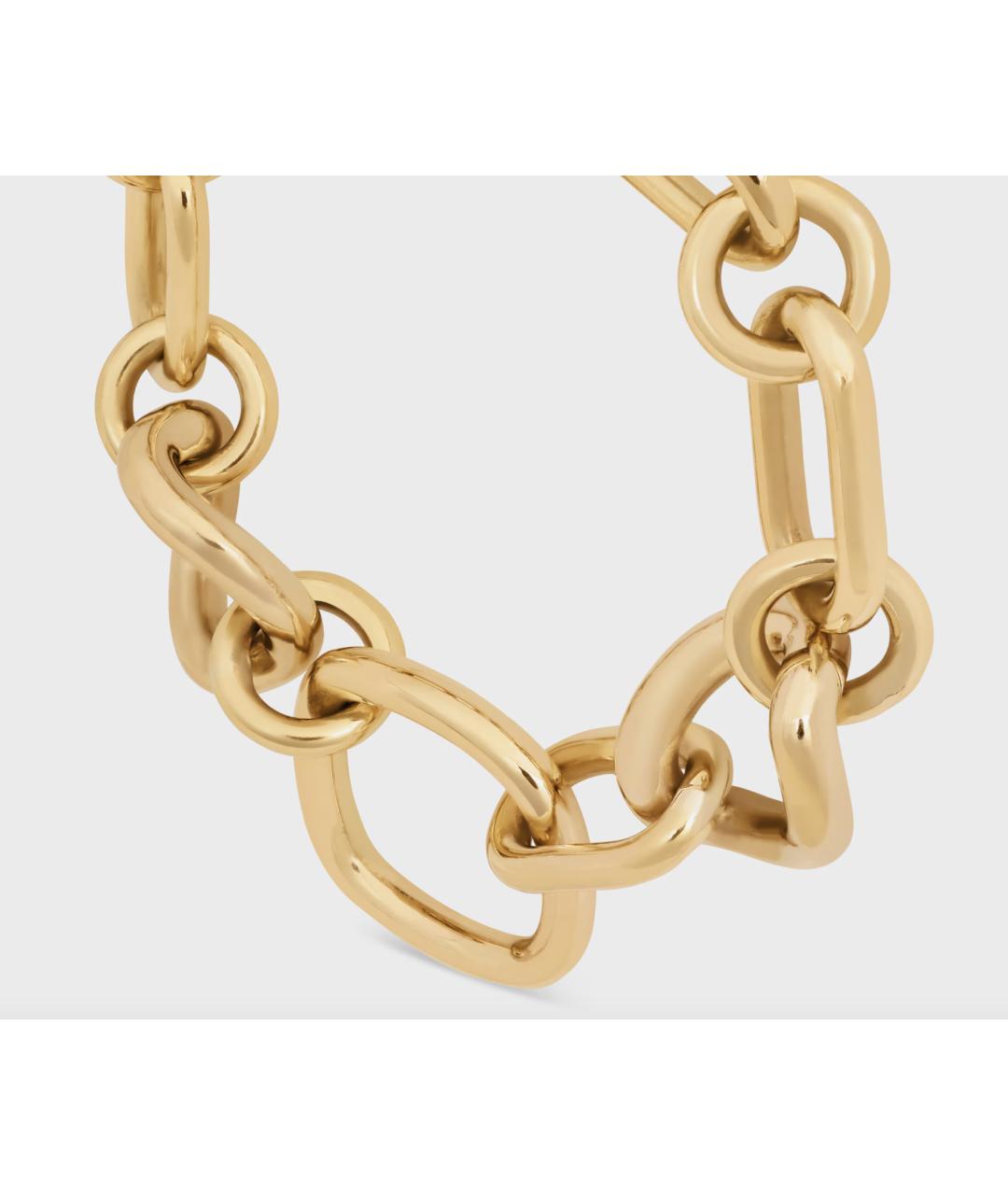 CELINE Золотой латунный браслет, фото 2