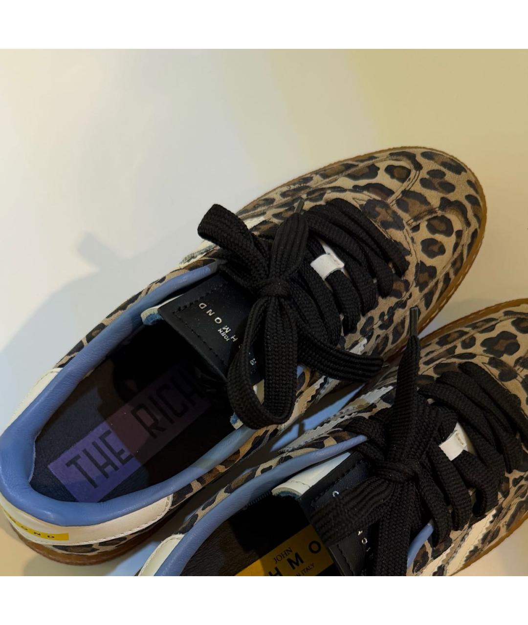 JOHN RICHMOND Коричневые замшевые кеды, фото 4