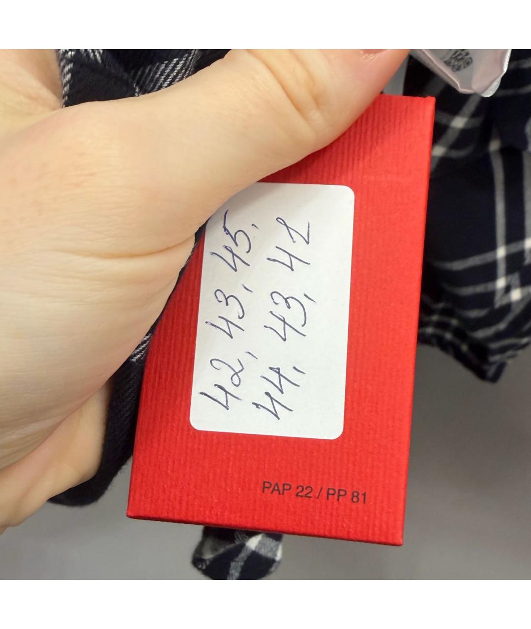 KITON Темно-синяя кашемировая кэжуал рубашка, фото 4