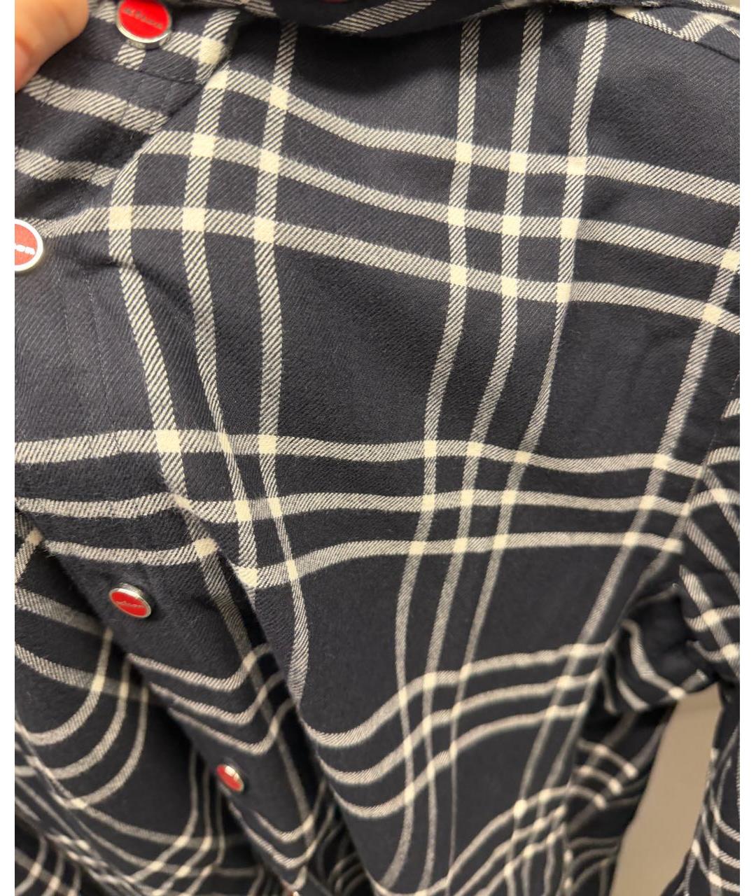 KITON Темно-синяя кашемировая кэжуал рубашка, фото 3