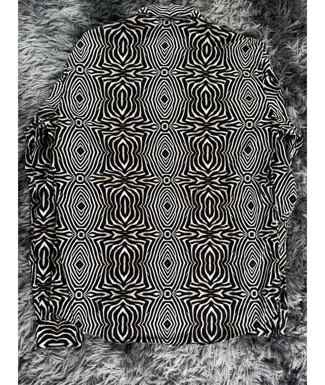 ROBERTO CAVALLI Мульти хлопковая кэжуал рубашка, фото 3