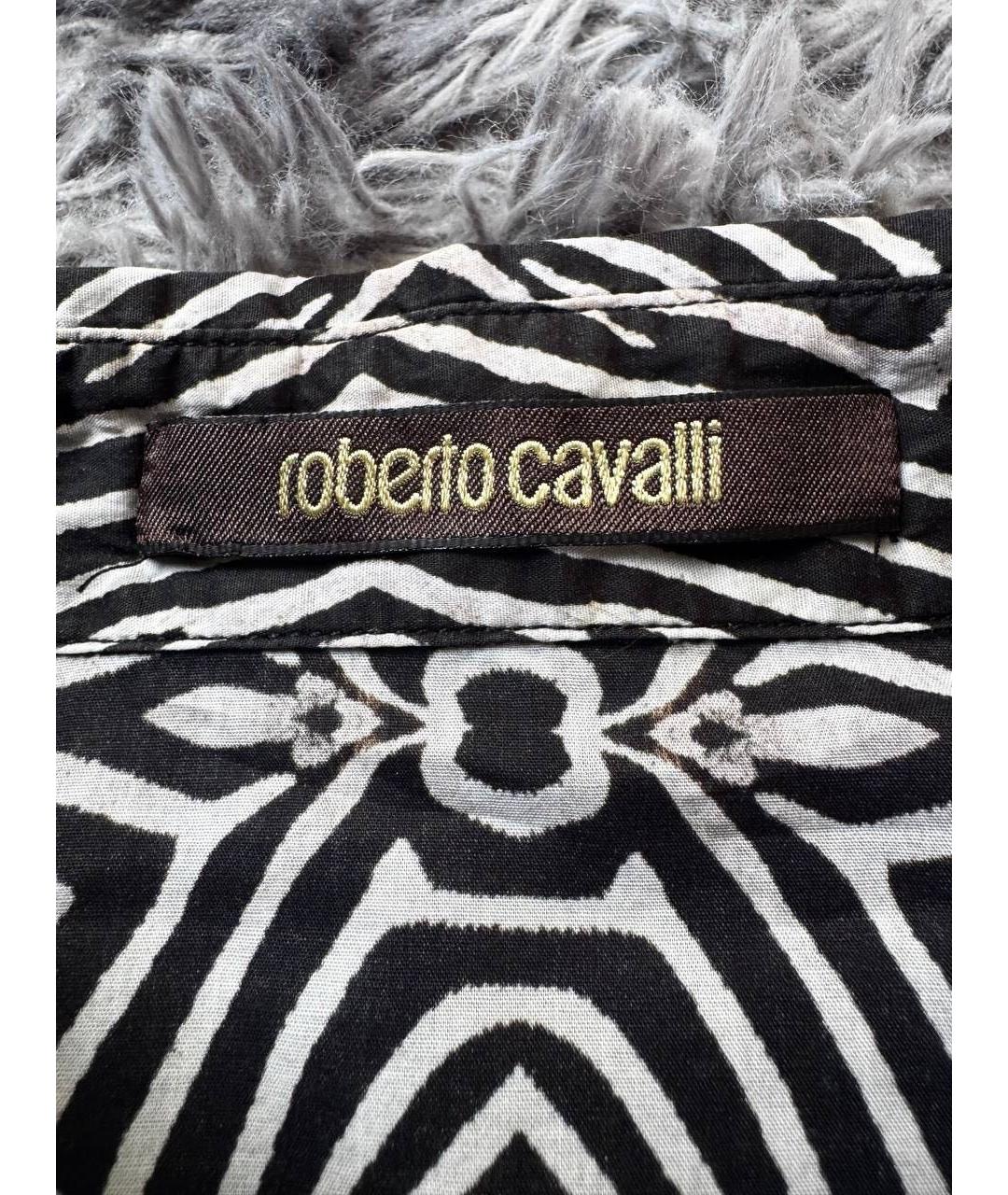 ROBERTO CAVALLI Мульти хлопковая кэжуал рубашка, фото 6