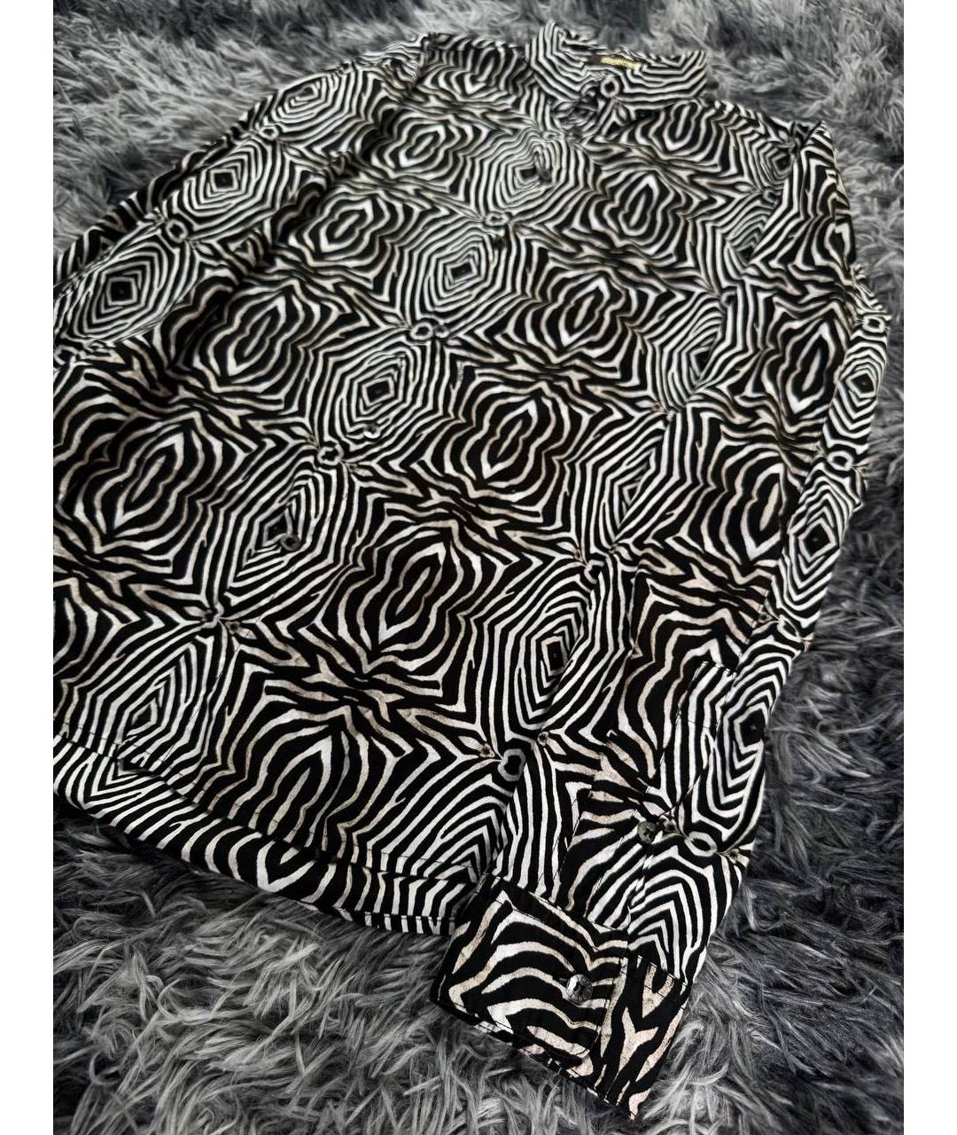 ROBERTO CAVALLI Мульти хлопковая кэжуал рубашка, фото 5