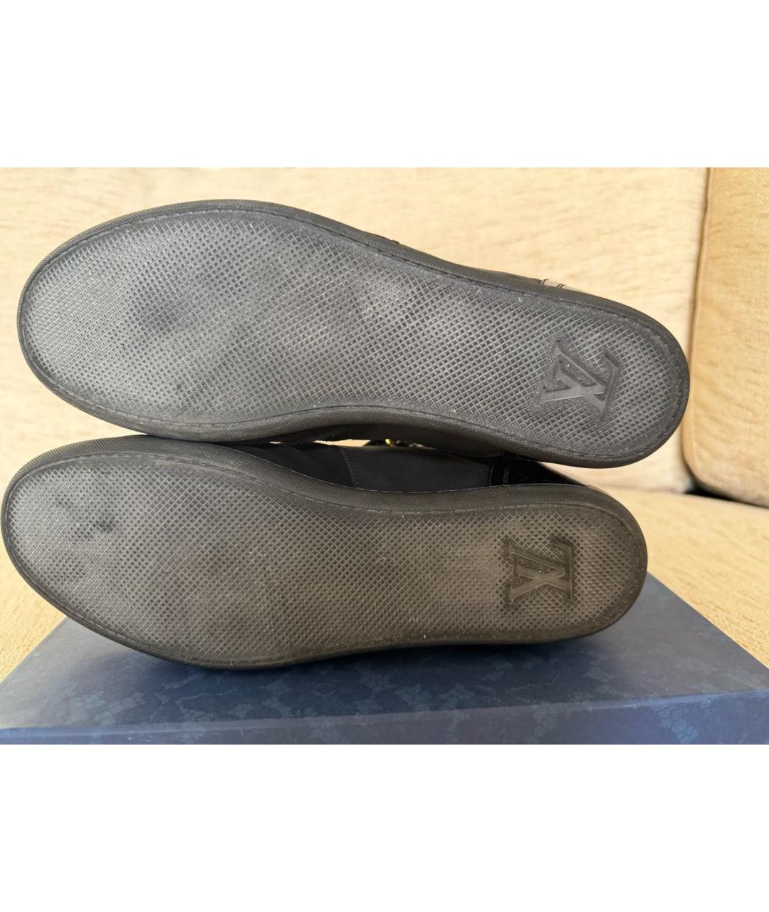 LOUIS VUITTON Коричневые замшевые ботинки, фото 4