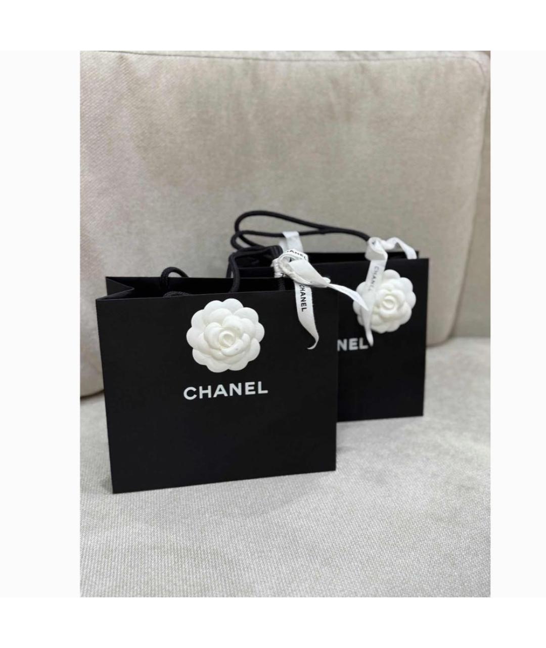 CHANEL Серебряные металлические серьги, фото 3