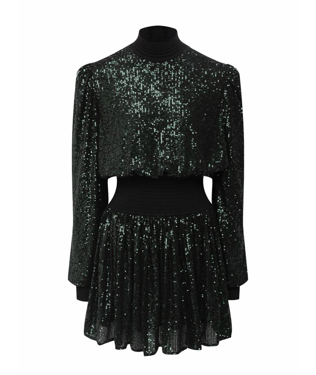 BALMAIN Зеленые полиэстеровое вечернее платье, фото 1