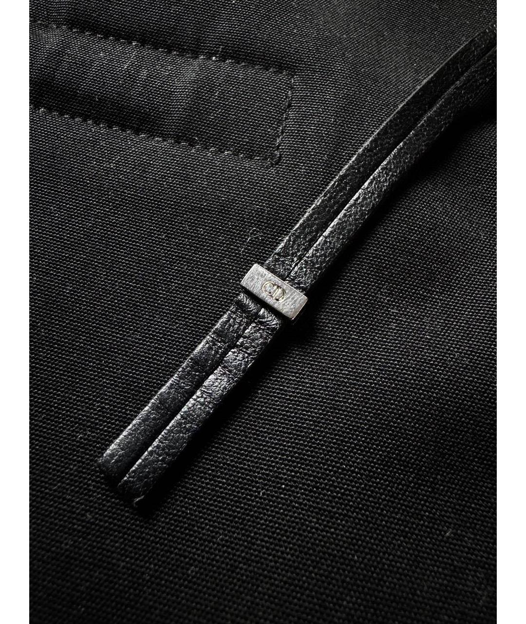 CHRISTIAN DIOR Черная хлопковая куртка, фото 8