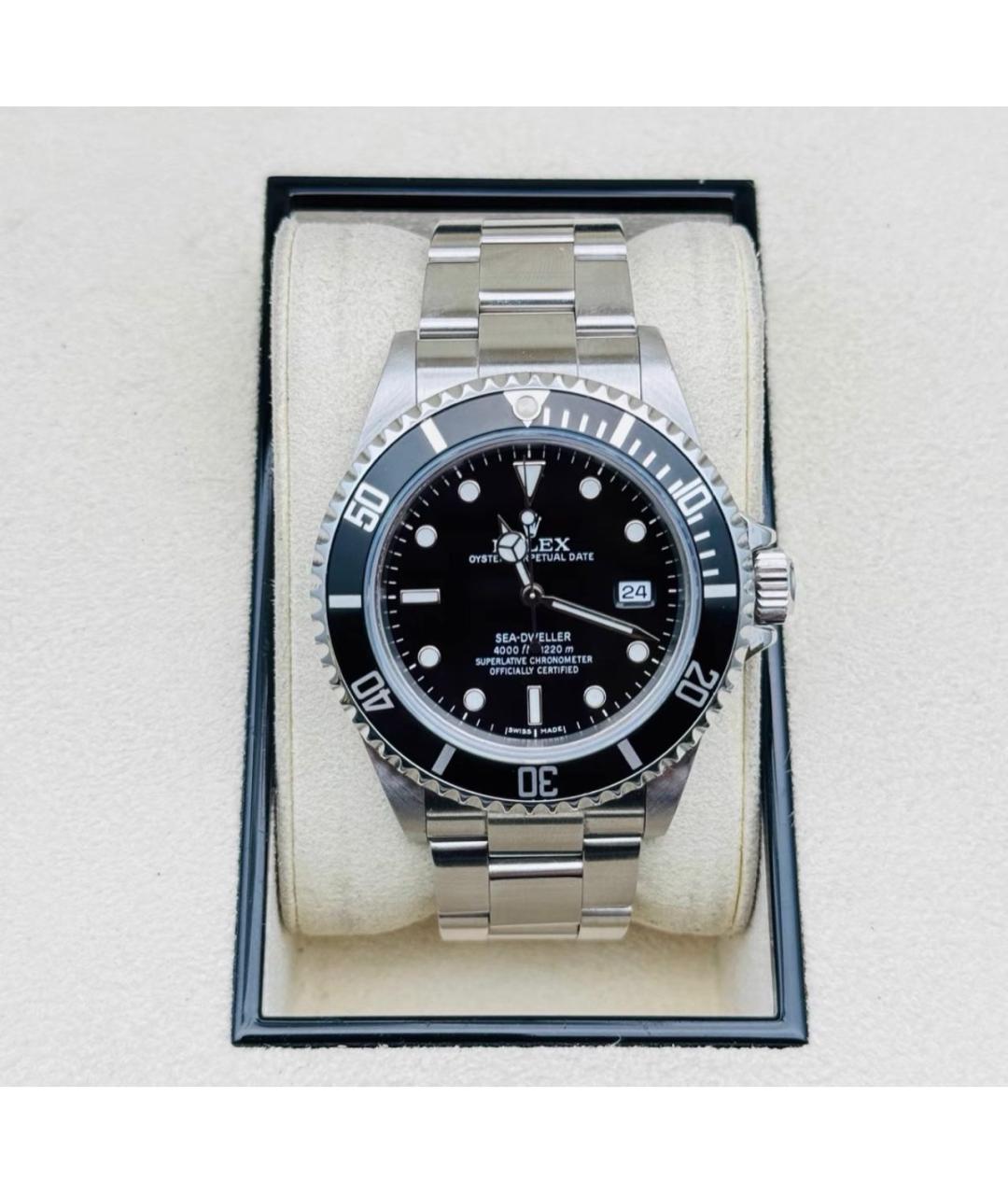 ROLEX Серебряные металлические часы, фото 5