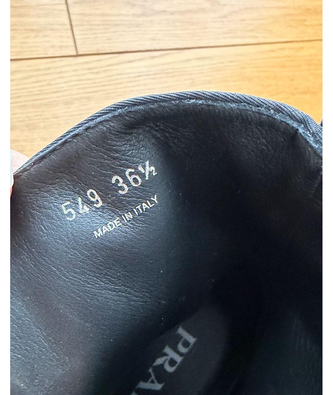PRADA Черные полусапоги, фото 4