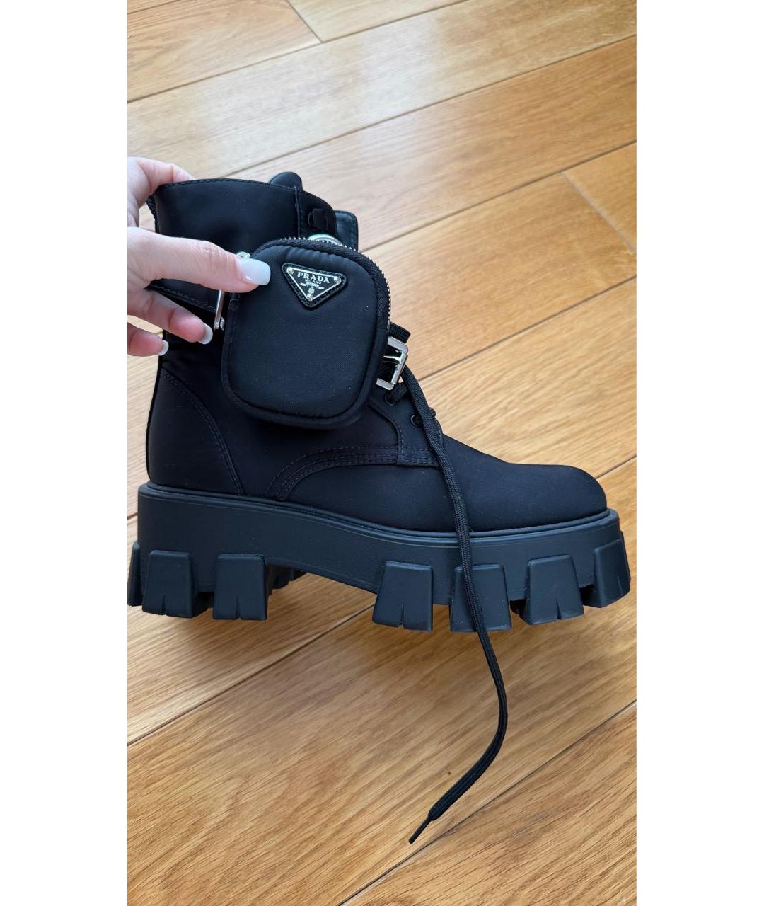 PRADA Черные полусапоги, фото 6