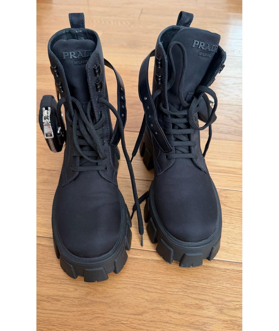 PRADA Черные полусапоги, фото 2