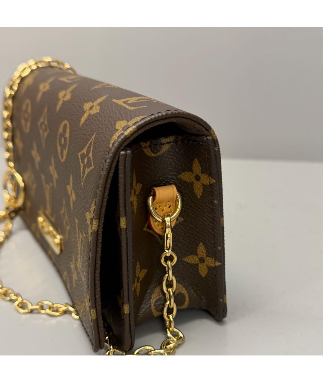 LOUIS VUITTON Кожаная сумка через плечо, фото 4