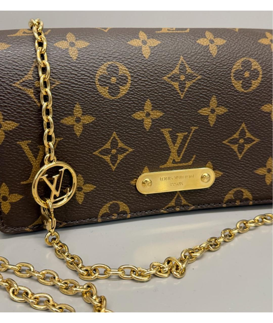 LOUIS VUITTON Кожаная сумка через плечо, фото 3