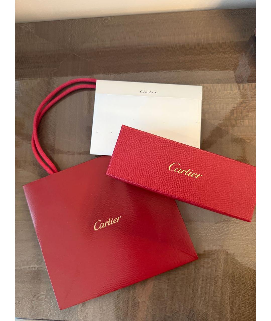 CARTIER Фиолетовые металлические солнцезащитные очки, фото 5