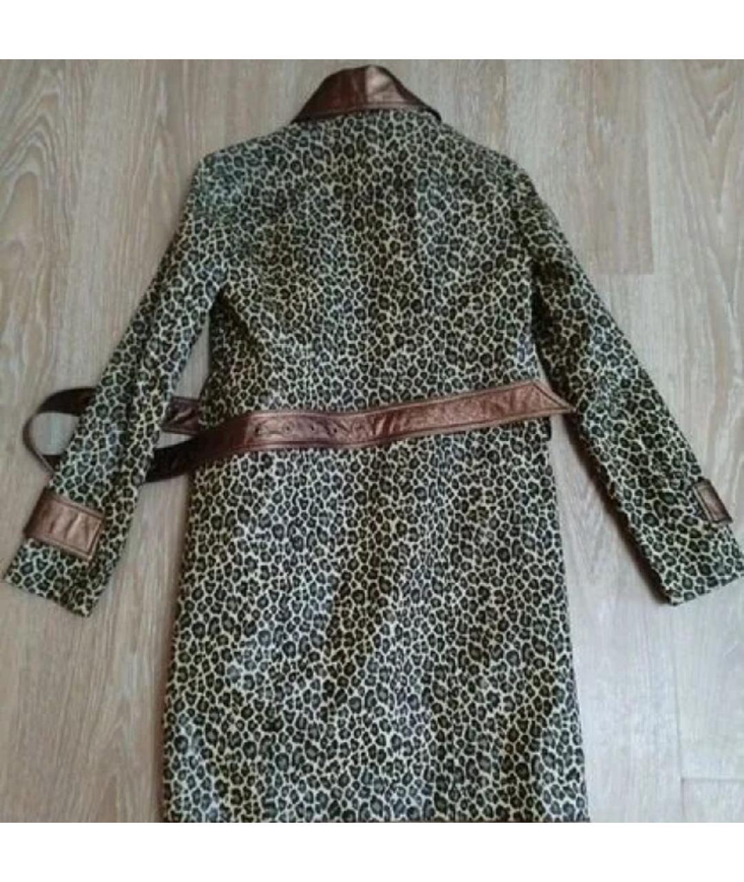 DOLCE&GABBANA Желтый полиэстеровый тренч/плащ, фото 2